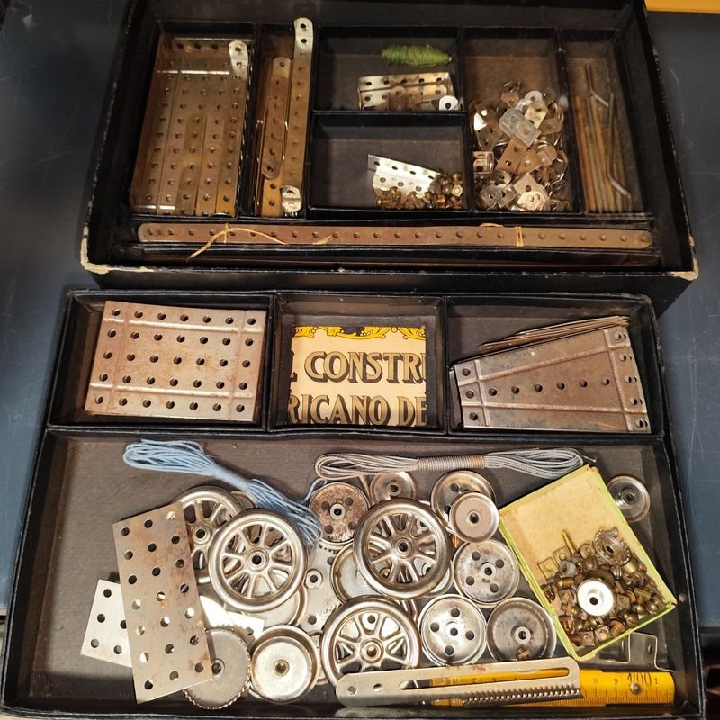 Conjunto de juguetes mecánicos vintage americano - imagen 5