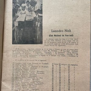 Libro IX Vuelta Ciclista del Uruguay 1952 con Mapa de Etapas y Publicidad - imagen 7