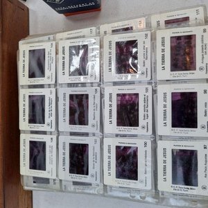Lote de Cajas de Madera con Diapositivas y Accesorios Agfa Natarix para Cámara - imagen 4