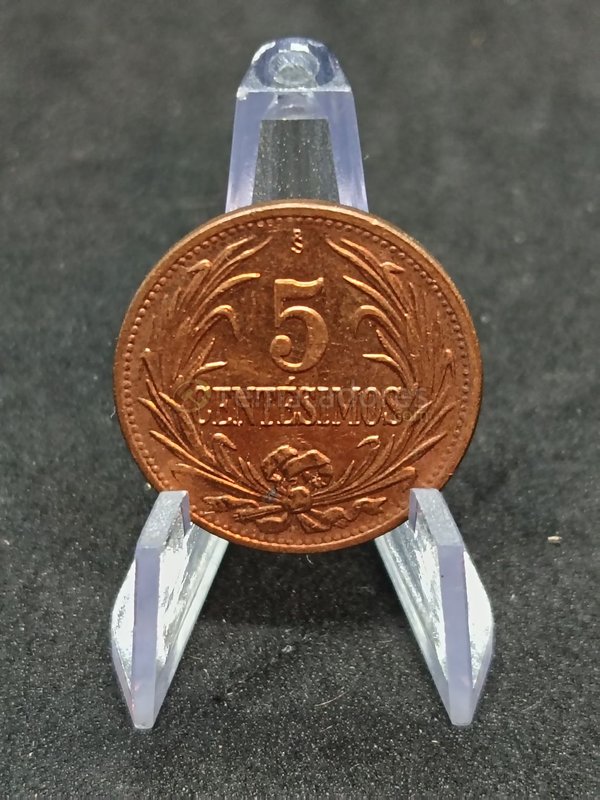 Moneda Antigua de 5 Centésimos