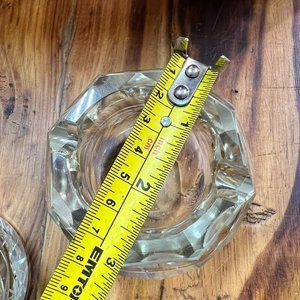 Lote de 3 pequeños ceniceros y recipientes de cristal tallado - imagen 6