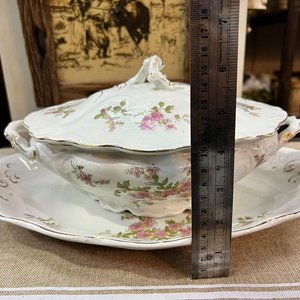 Sopera Johnson Bros England con Fuente Oval Decorada - imagen 10