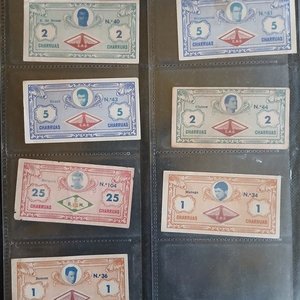 Lote siguiente: Lote de 7 Billetes "Charrúas Deportivos" Club Defensor (1961) - Colección Futbolística