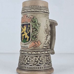 Jarra de Cerveza de Cerámica Artesanal "Heidelberg" - Hecha en Brasil - imagen 2