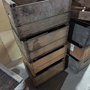 Lote de 12 Cajones de Madera Rústicos para Almacenamiento o Decoración - imagen 4