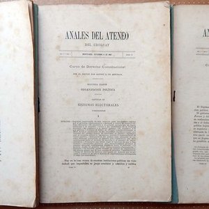 Lote de 3 Revistas Anales del Ateneo del Uruguay (Nros. 22, 25 y 28) - imagen 2
