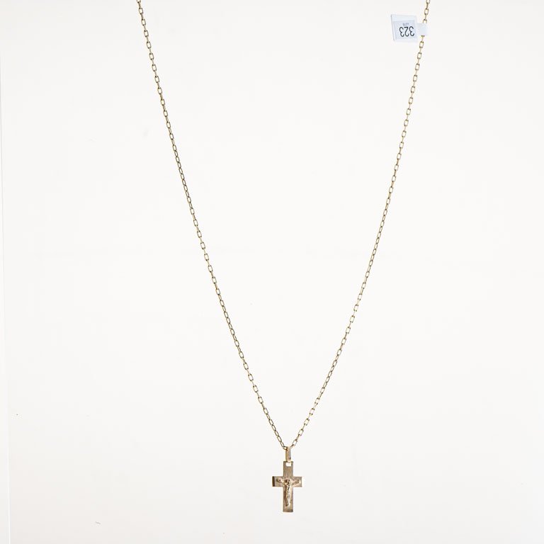 Cadena con cruz de oro 18k - imagen 2