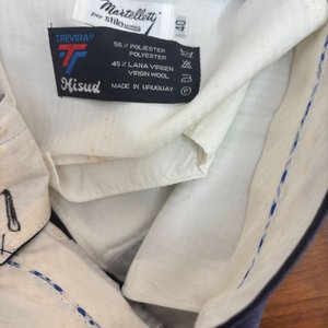 Pantalón de Vestir Azul Marino Talle 40 Hisud Martelletti - imagen 3