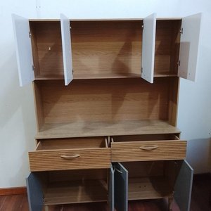 Mueble de Guardado Nórdico con Estantes, Cajones y Puertas - imagen 2