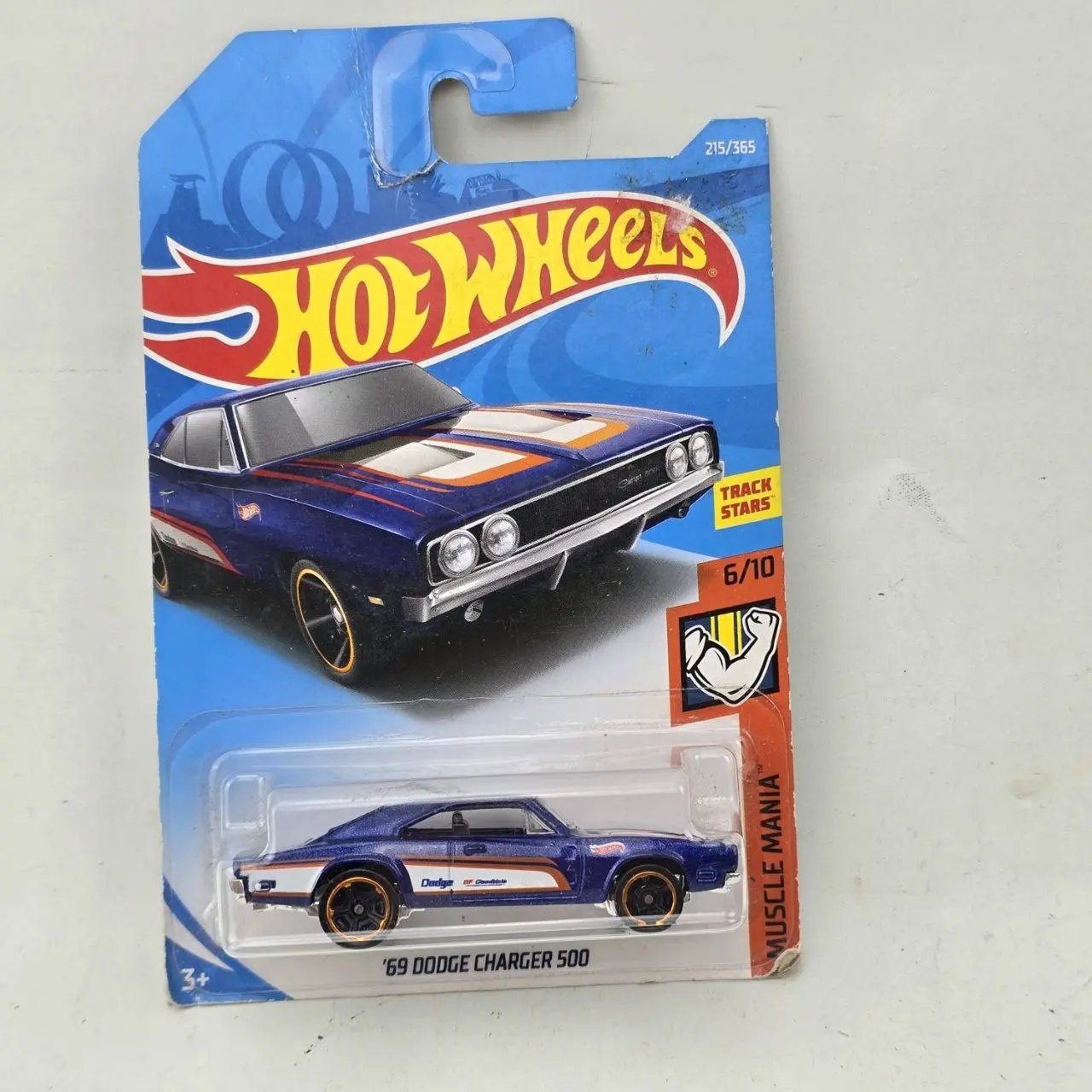 Hot Wheels Dodge Charger '69 500 Muscle Mania Azul