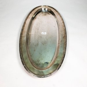 Lote siguiente: Fuente Oval Metálica Estilo Americano 50 x 26 cm