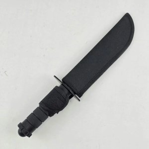 Cuchillo Táctico Negro con Vaina y Marcaje "Columbia" - imagen 4