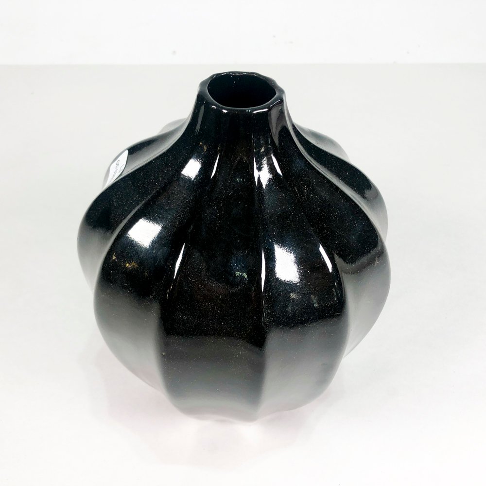 Vaso en loza negra de 21 cm - imagen 3