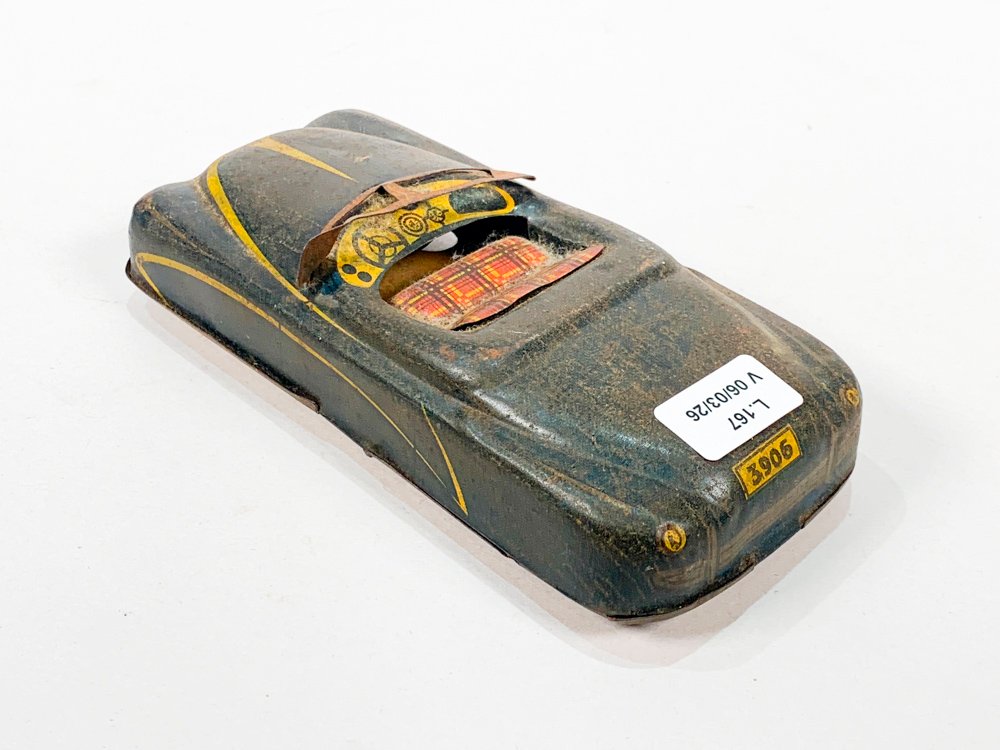 Modelo de coche a escala con detalles en negro y dorado - imagen 3