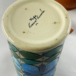 Conjunto de 3 piezas de cerámica: jarras con tapón y porrón - imagen 3