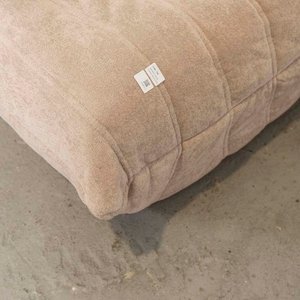 Puff Almohadón Beige Tapizado Lavable 90x70x30 cm - imagen 2