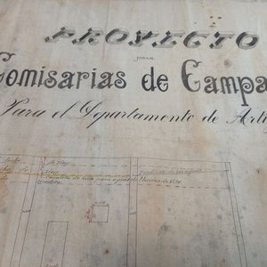 Antiguo Plano de Comisarías de Campaña para Artigas - Proyecto de 1896 - imagen 6