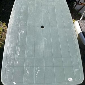 Lote siguiente: Mesa Rectangular Verde de PVC