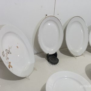 Set de 20 Piezas de Cerámica Blanca: Platos Hondos, Llanos y Fuentes Ovaladas para Servir - imagen 3
