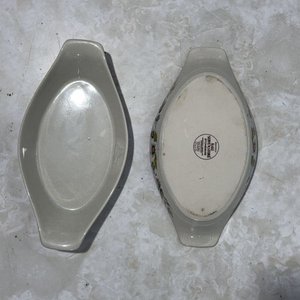 Set de 4 Fuentes Ovaladas de Vidrio y Cerámica - imagen 9