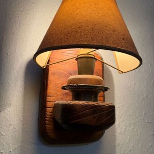 Par de Lámparas de Pared Rústicas de Madera - imagen 6