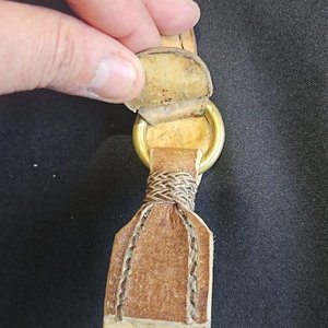 Rebenque de Tiento Fino con Apliques de Plata y Oro - imagen 4