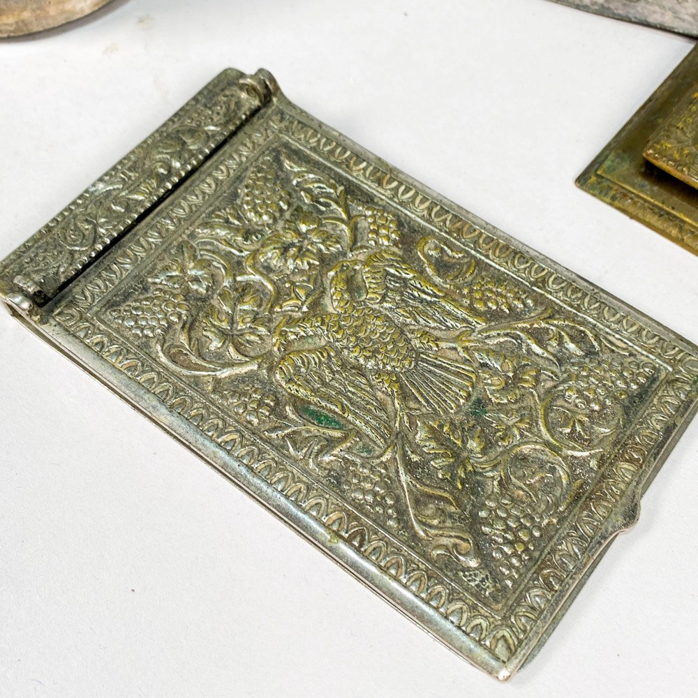 Lote de metales labrado - Colección de objetos en metal - imagen 2