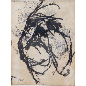 Lote siguiente: Cuadro Tinta "Rostro" de Hugo Nantes - 23x18 cm