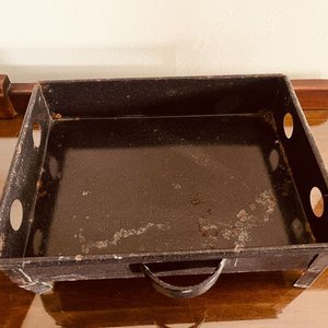 Brasero Metálico Negro 24 cm x 33 cm - imagen 3