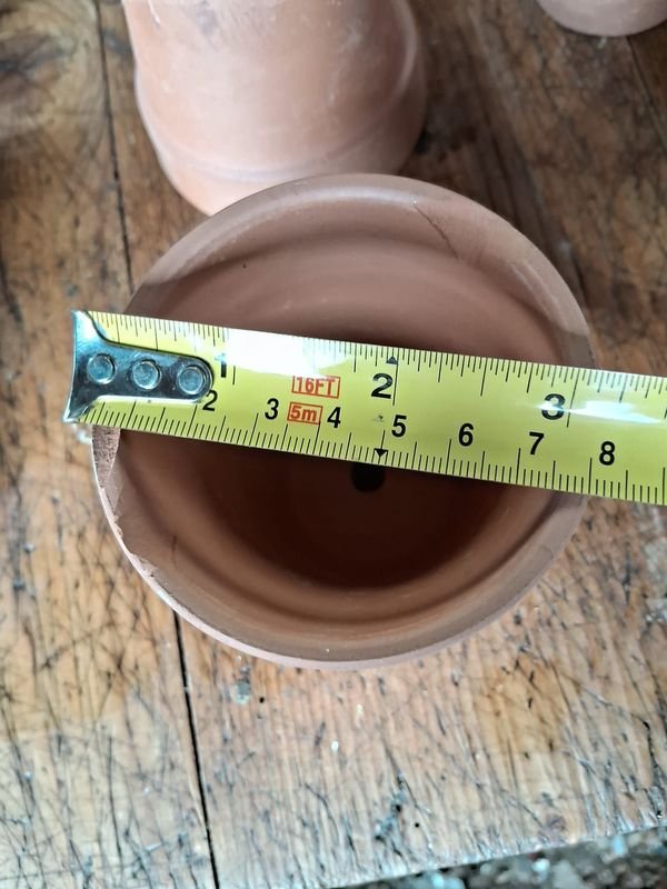 Lote de macetas de barro terracota - imagen 3