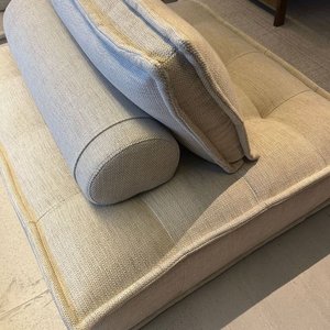 Sofá Modular de Tela Beige - Dos Módulos 1x1 Metro - imagen 2