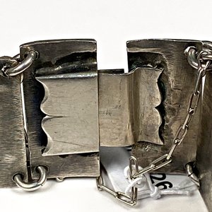 Brazalete de Plata con Diseño Azteca - imagen 4