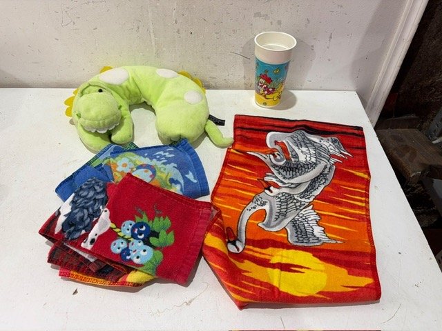 Toallitas Infantiles y Vaso con Dibujo de Pez
