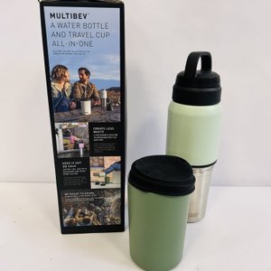 Botella de Agua y Taza de Viaje Camelbak Multibev 2 en 1 Acero Inoxidable Verde - imagen 3