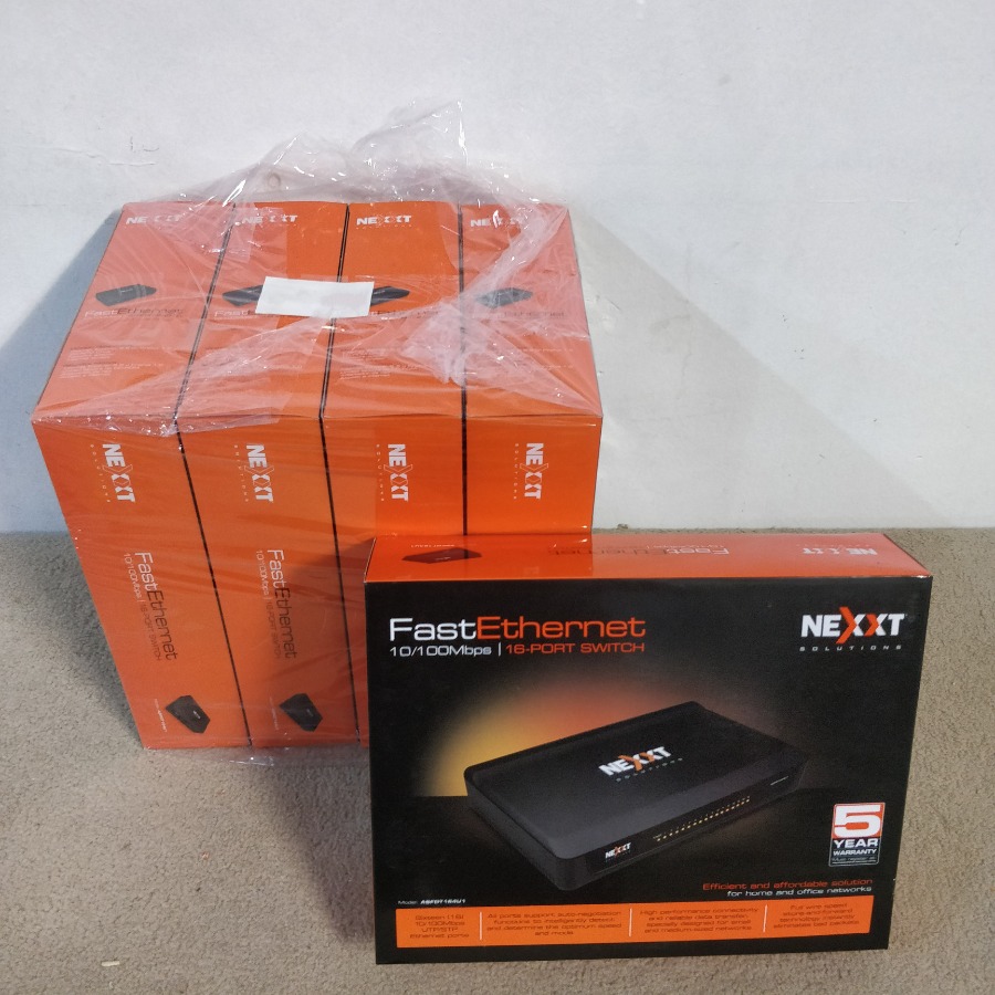 Lote anterior: Nexxt NW223NXT64: Conmutador de red de 16 puertos para escritorio