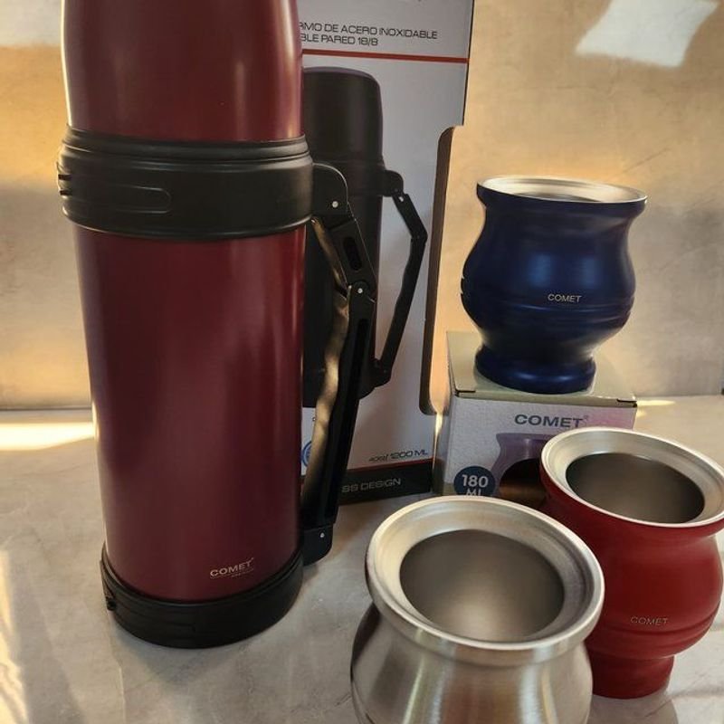 Termo Comet de 1200 ml con mate de regalo