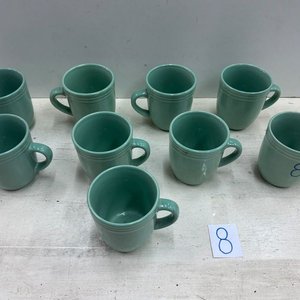 Set de 9 Tazones de Cerámica Nuevos Color Menta - imagen 3