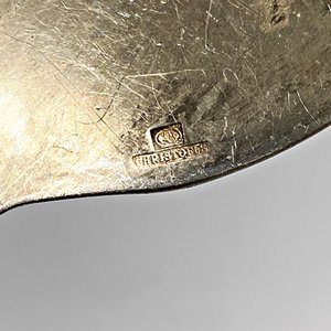 Conjunto de 8 Cubiertos Christofle: Cucharas de Helado, Servir y Pinza - imagen 6