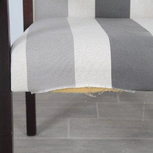 Par de Butacas Modernas Tapizadas Rayadas - imagen 8