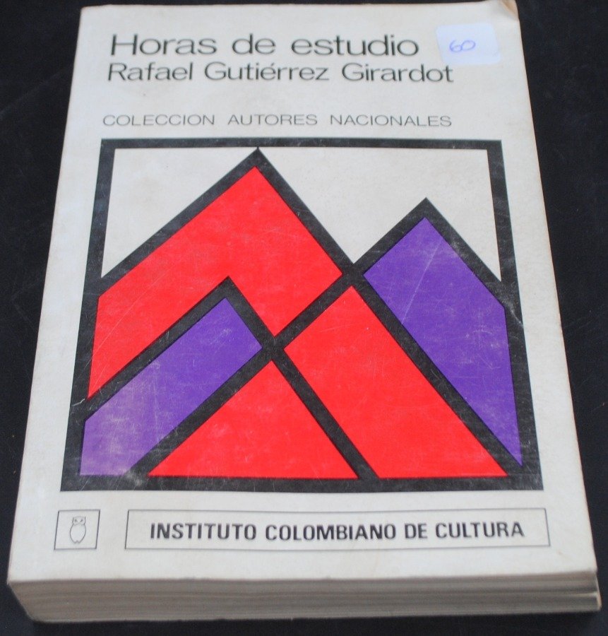 Lote anterior: Libro 'Horas de estudio' de Rafael Gutiérrez Girardot