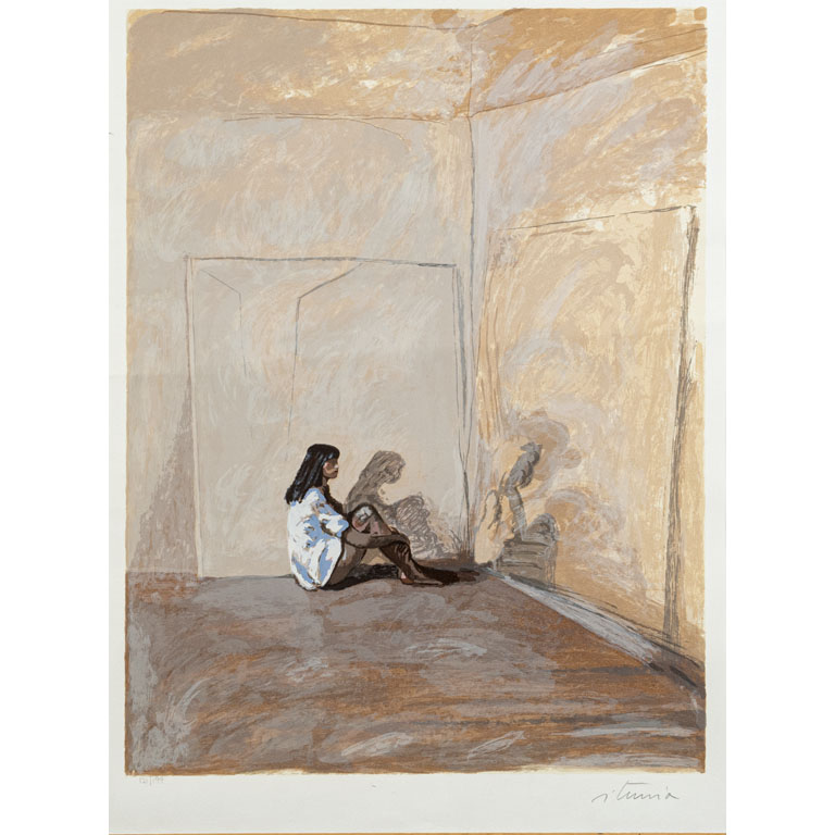 Lote anterior: Ignacio Iturria. Mujer sentada. Serigrafía, 58 x 43 cm. Firmado abajo derecha