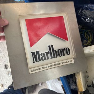 Luminoso Marlboro Publicitario con Lámpara y Cableado - imagen 6