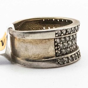 Anillo de Plata con Brillantes - 6.1gr - imagen 2