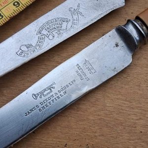 Conjunto de 2 Verijeros Antiguos Sheffield con Mangos de Baquelita - imagen 2