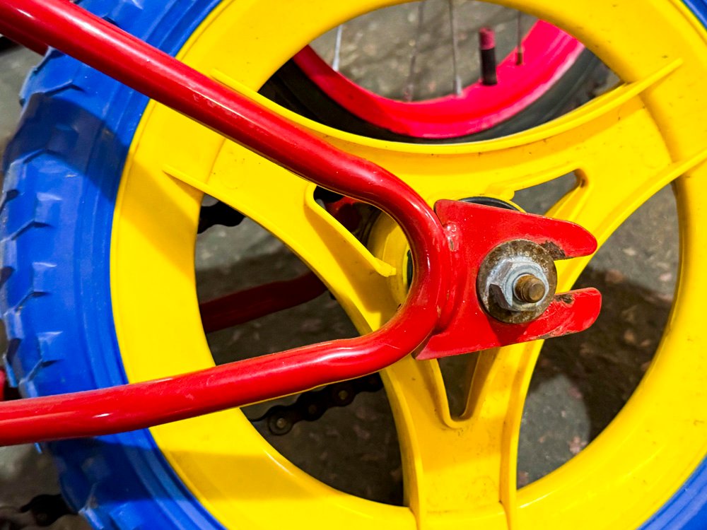 Bicicleta infantil violeta/rosa rodado 14 - Equipamiento deportivo para niños - imagen 5