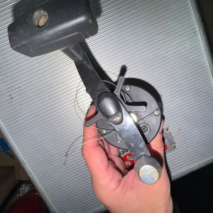 Reel de Pesca GC20 Negro con Hilo Verde - imagen 3