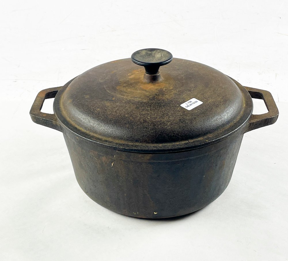 Olla en hierro con tapa 25,5 cm