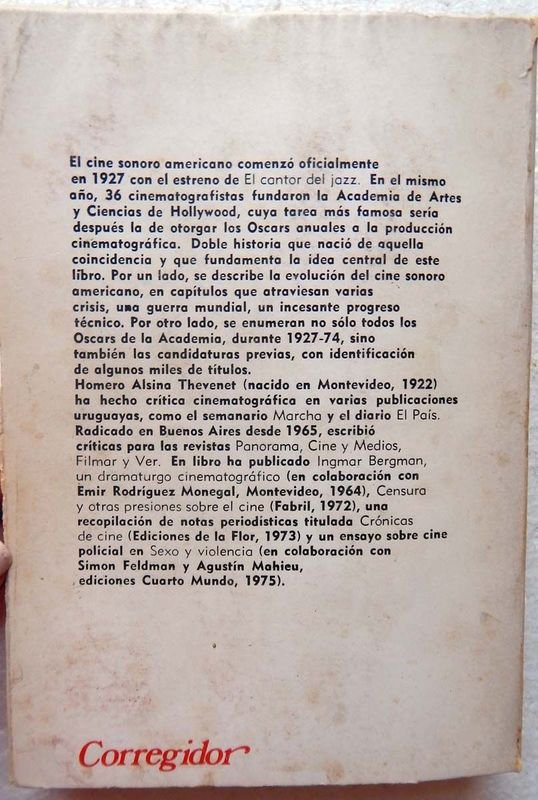 Libro de Cine Sonoro Americano y los Oscars de Hollywood - imagen 11