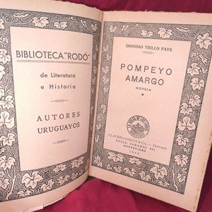 Libro "Pompeyo Amargo" de Dionisio Trillo Pays, Edición 1942 - imagen 3