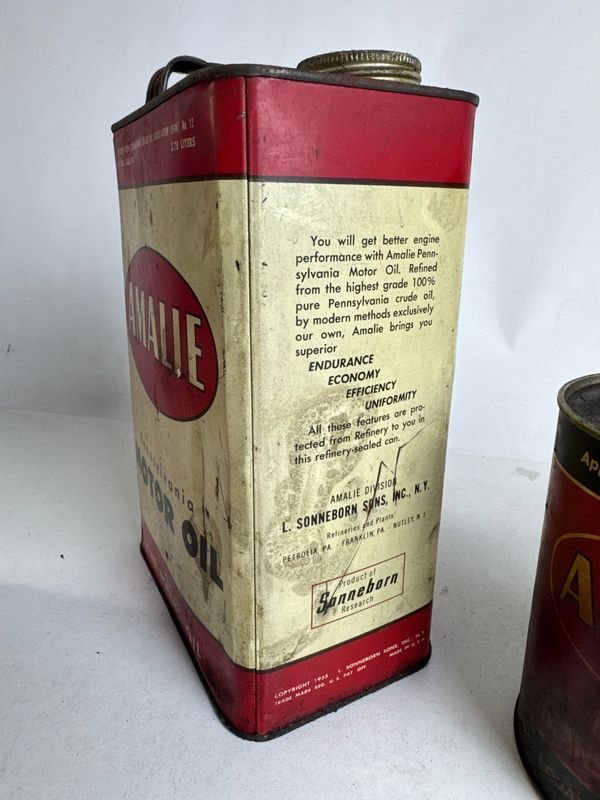 Antiguas latas de aceite con su contenido - imagen 6